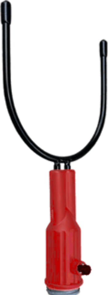 Pole Hook with Threads - Red