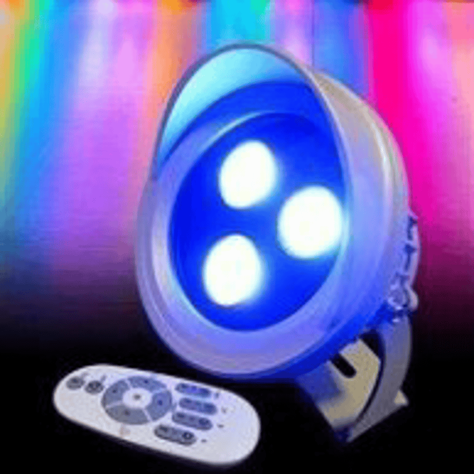 Rgb Wall Wash 3 Led w/ Stake