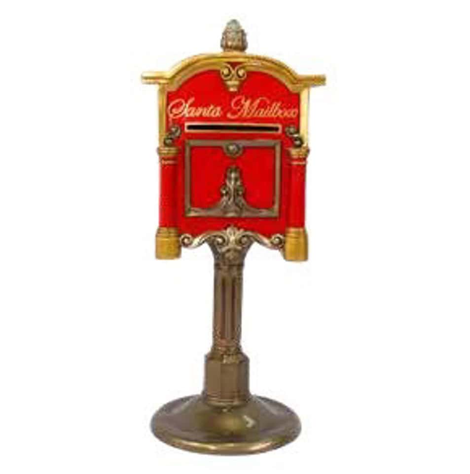 Fiberglass Decor Santa Mail Box