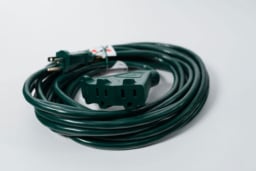 Extension Cords Green w/ 3 Way