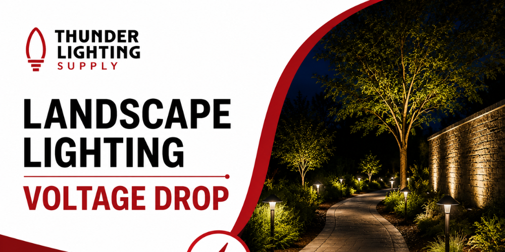 voltage drop in landscape lighting