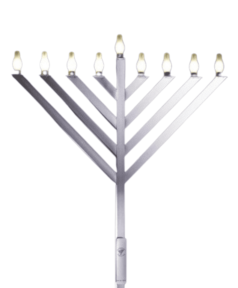 Menorah Indoor Window Display 3'