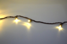 Warm White 5mm w/ Brown Wire 50L 4"-6"-4" - Image 3