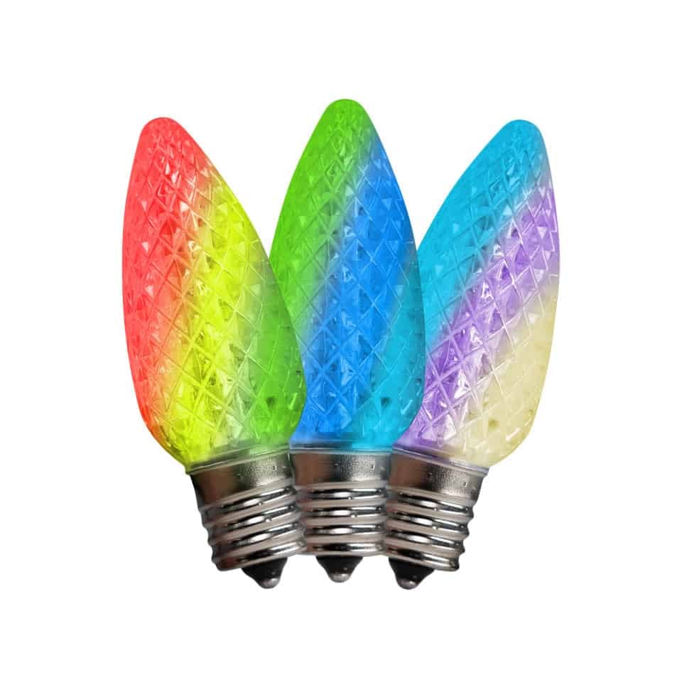Colorful LED Christmas Bulb Lights for Holiday Decor - Thunder Lighting Supply.