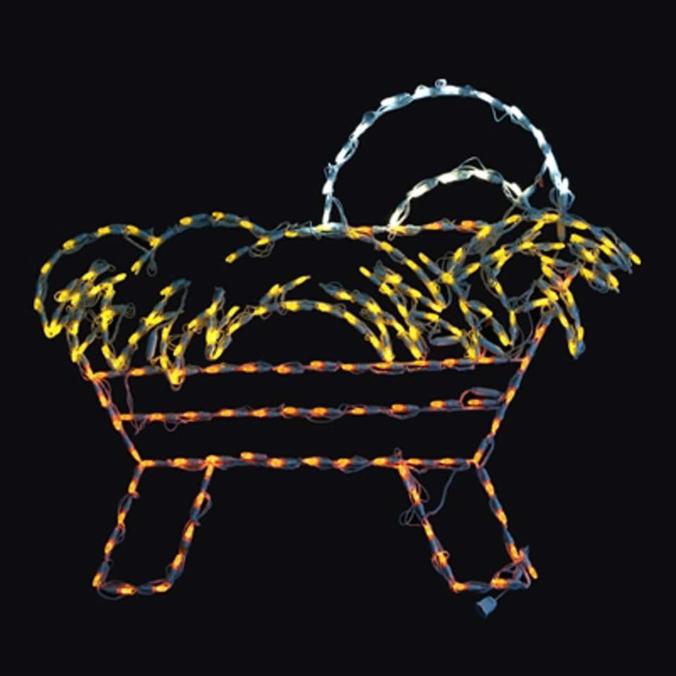 Nativity Jesus 37"h x 32"w  Wire Frame